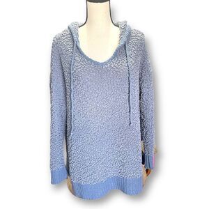 MOD Black‎ Label Blue Sweater Hoodie, Size Medium/Large